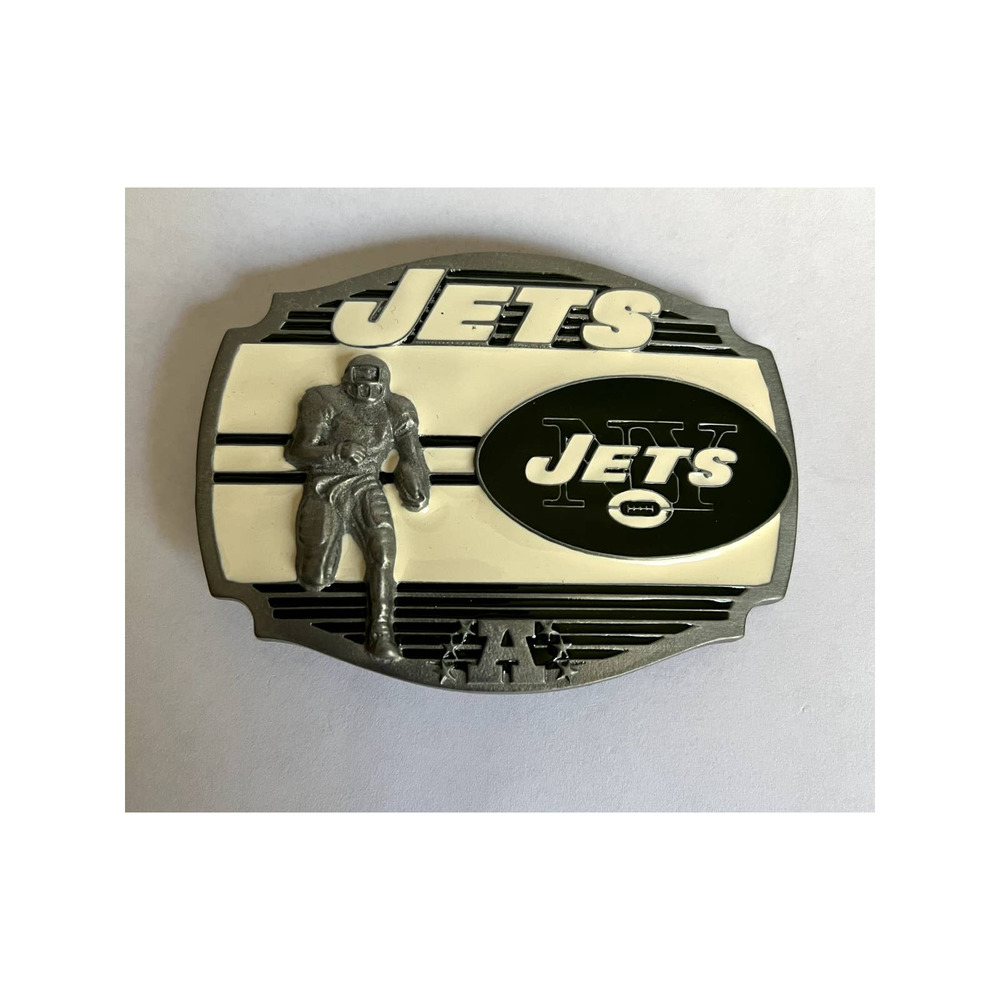 New York Jets Football Team Belt Buckle NOS